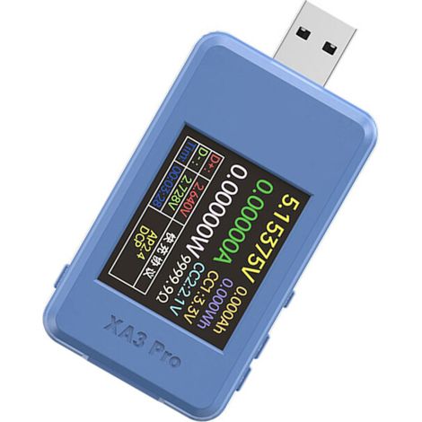 Probador de voltaje y corriente USB portátil con una gran (1/2)