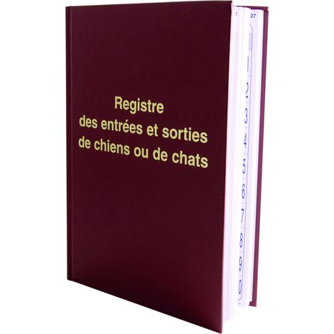 Registre des entrées et sorties