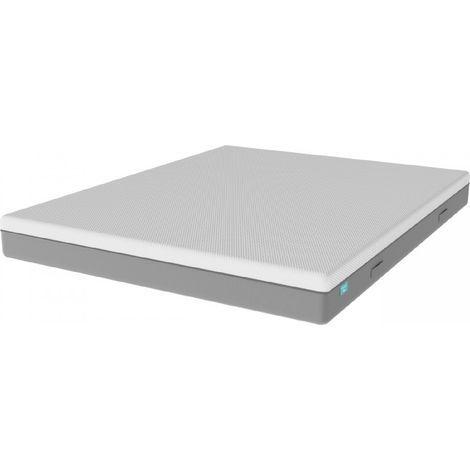 Cecotec Colchón Viscoelástico y Enfundable Flow Original 160x200. 3 Capas Altura 25 cm Firmeza Alta Núcleo Perfilado de Espuma HRC2+