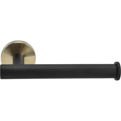 Schwarzes und goldenes Set aus Toilettenpapierhaltern aus Edelstahl 304 mit wandmontiertem Aufbewahrungsgestell für das Badezimmer (450645G) (1/5)