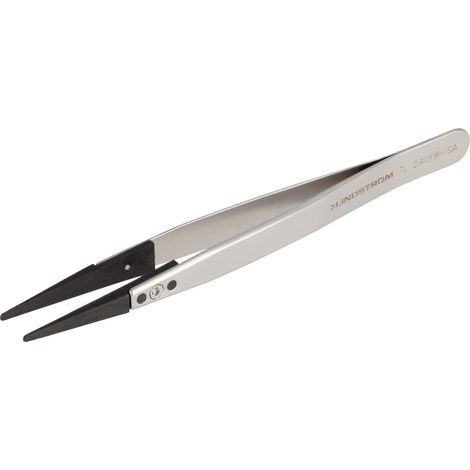 Lindström TL 2ACFR-SA ESD Pinzette 2ACF Flach-rund 130 mm