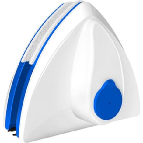 Nettoyeur de vitres magnétique double face bleu 3-8 mm (1/5)