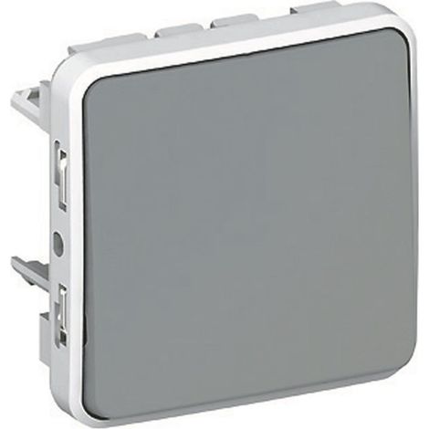 Legrand 069541 NO Plexo pushbutton gray 10A