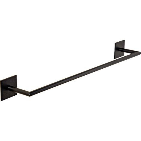 COSMIC Towel Rail, 30cm, Self-adhesive, Black, Anti-corrosion, Stick Collection (1/5)