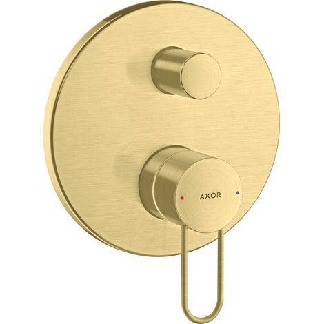 Mitigeur monocommande pour baignoire AXOR UNO AP, levier à poignée, laiton brossé (1/2)