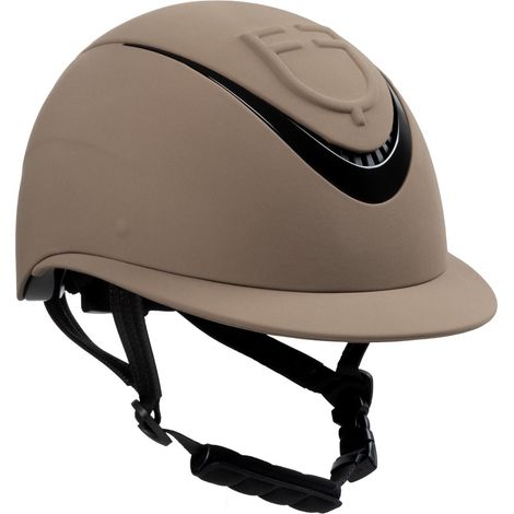 TAGLIA S EQUESTRO Cap VISIERA LARGA WALNUT CASCO EQUITAZIONE (1/3)