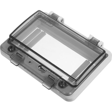 Couvercle Transparent pour Boîte de Disjoncteur ABS Résistant à la Poussière avec Fenêtre de Visualisation pour Panneaux Électriques en Intérieur (1/5)