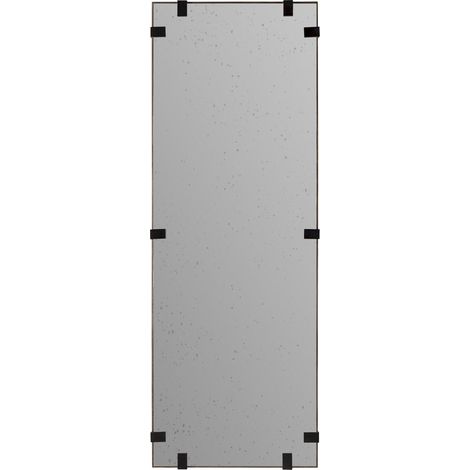 Miroir élégant teinte Natur Fonce - Noir essentiel avec touches métalliques (1/3)