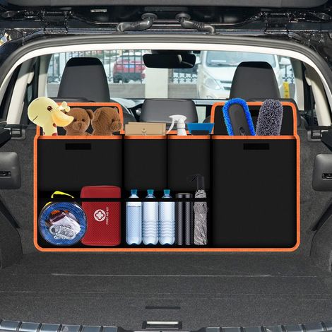 Sac de rangement pour coffre de voiture, sac organisateur de coffre, sac de rangement pour siège arrière de voiture, accessoires de rangement pour voiture, sac de rangement pliable pour coffre