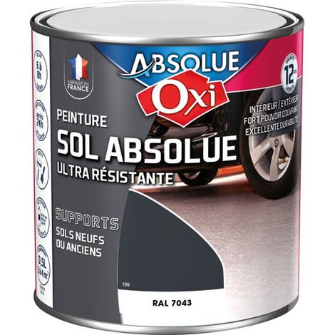 OXI - Sol absolue 0.5l gris carbone RAL7043