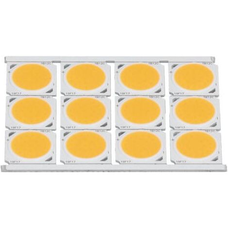 Jeffergarden Hochleistungs-COB-Lichtquelle, 12 W, 36–41 V, 1080 lm, runder LED-Chip für DIY-Projekte, Innenbeleuchtung, warmweißes Licht, 12 Stück (1/5)