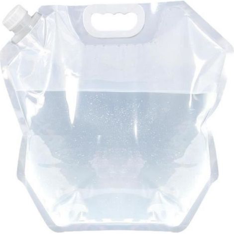 2 pc 10L Sac D'eau Pliable PVC Insipide Sceau de Sécurité Potable Récipient D'eau Potable De Stockage De Survie Sac (1/4)