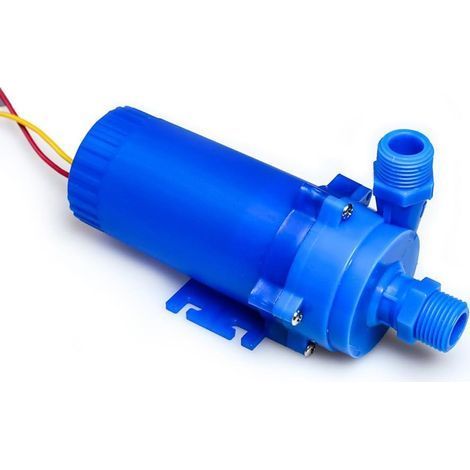 Pompe à eau 12 V 85 W CC 14L/min, refoulement 8 m, système de chauffage solaire, eau chaude, fontaines, aquarium de circulation, pompe de système de refroidissement à eau (1/5)