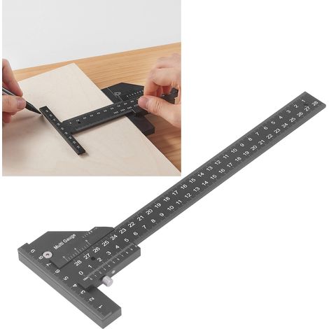 Multifunktionales T-Nut-Lineal aus Aluminiumlegierung für die Holzbearbeitung (1/5)