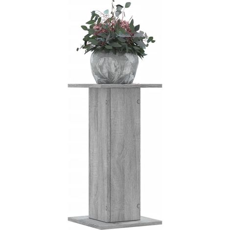 Pflanzenständer 2 Stk. Grau Sonoma 30x30x60 cm Holzwerkstoff vidaXL