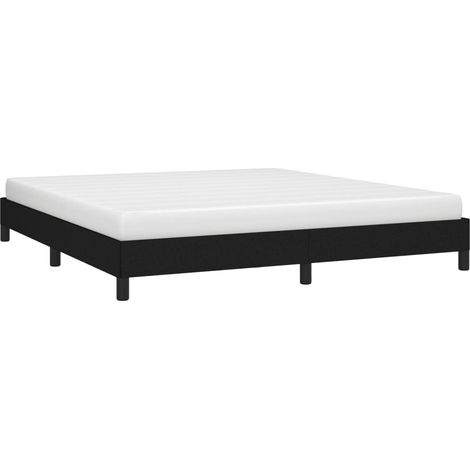 Giroletto senza Materasso Nero 160x200 cm in Tessuto vidaXL (1/4)