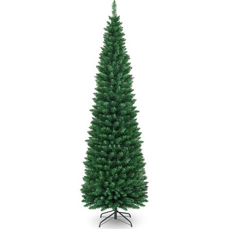 Albero di Natale 210cm con 700 rami aghi in PVC di alta qualità Albero con base metallica robusta (1/5)