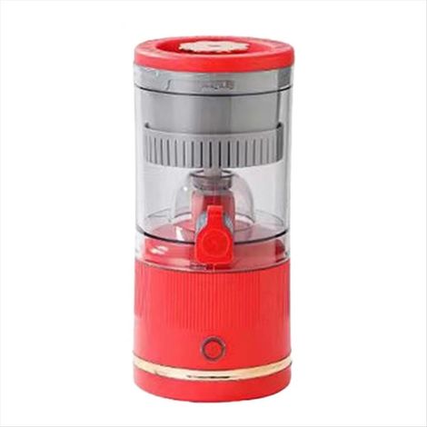 Presse-agrumes automatique portable, mixeur à fruits, mixeur à fruits électrique rechargeable 7,4 V, rouge. (1/5)