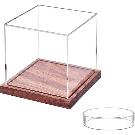 Hochwertige Acryl-Baseball-Präsentationsbox, robust, quadratisch, mehrfarbig (1/5)