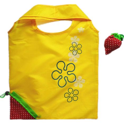Lot de 10 sacs de courses pliables et réutilisables en
