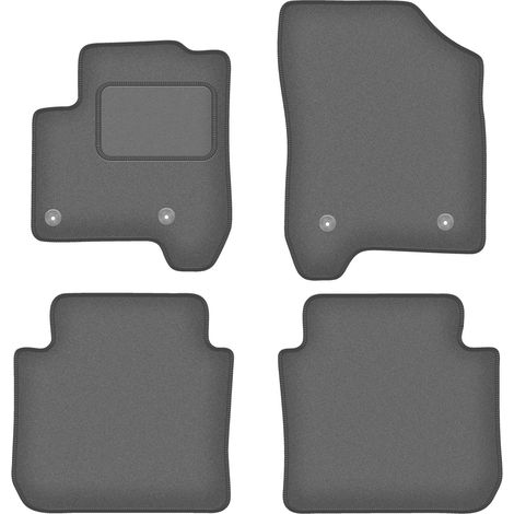 Tappetini auto grafite per: Citroen C3 Picasso minivan (2008-2017)