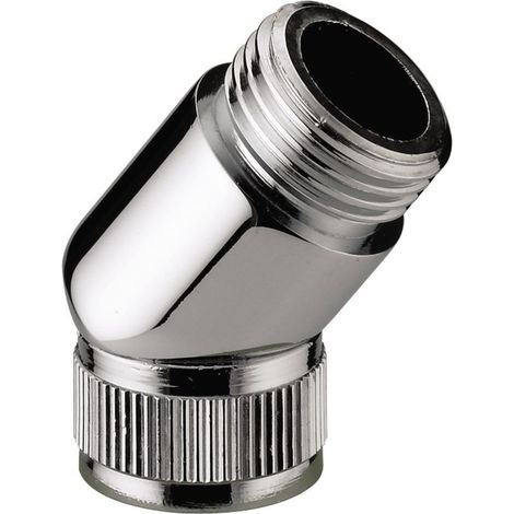 Bristan Angled Hose Connector Chrome