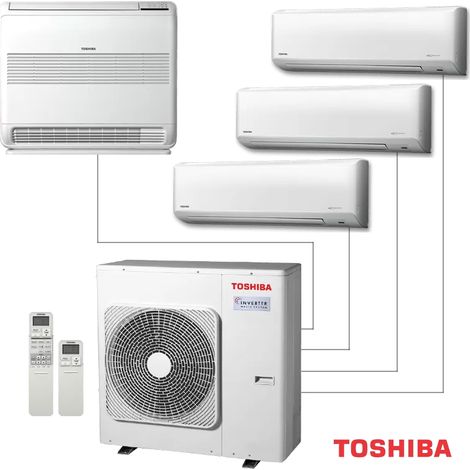 Toshiba RAS-4M27G3AVG-E Multi-Split Außengerät – 27.000 BTU (A++/A+) (1/2)