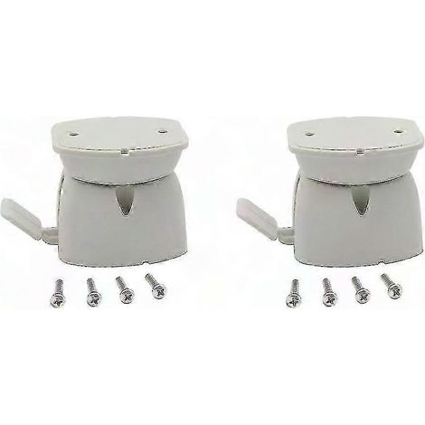 Berceau de porte blanc en plastique, kit de remplacement pour caravane Coachman Elddis 2006, arrêt de porte compatible motorhome, paire de fixations de porte pour véhicule de loisirs. (1/5)