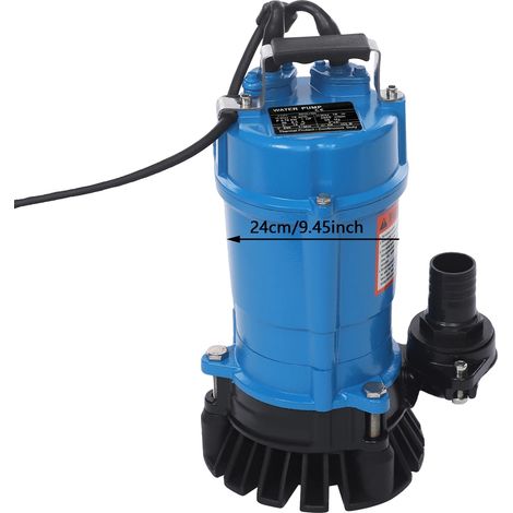 Pompe submersible, débit élevé, construction durable, 700W Bleu (1/2)