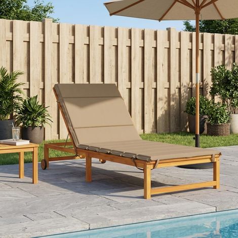 Cuscino per Lettino GEMERT 100% Poliestere Tortora vidaXL (1/5)