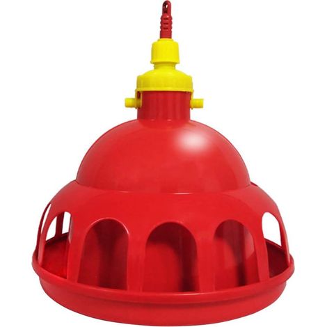 1pc Rouge Bétail, Automatique Volaille Abreuvoir Oiseau Abreuvoir Maison Ferme (1/5)