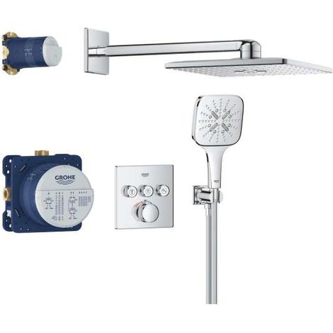Grohe Duschsystem Grohtherm SmartControl m Fertigs. Th 29126 KB e Stabhb eck. Fo.