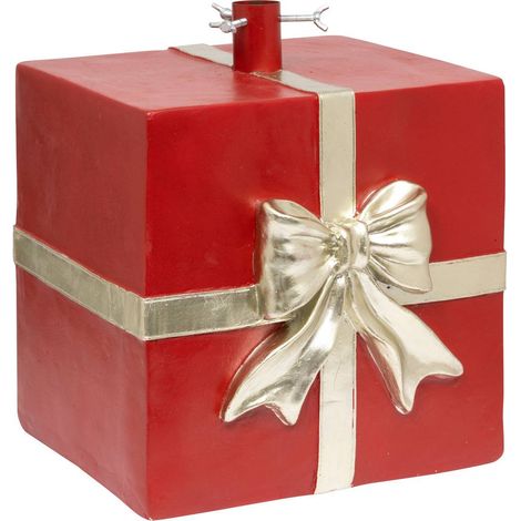 Piantana regalo magnesia 30x27x35cm rosso - Feeric lights & christmas