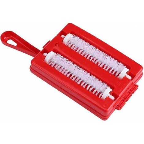 1pc Sweeper Tapis Handheld Double Brosse Crumb Dirt Nettoyant Pinceau Collecteur pour Débris Sofa Pet Brosse à Couleur Aléatoire-Fei Yu (1/4)