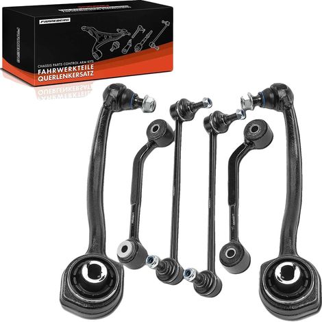 Kit de brazos de control, fabricado en acero de alta resistencia, compatible con Mercedes-Benz Clase C Coupé W203, instalación delantera y trasera, optimizado para el rendimiento del vehículo. (1/5)