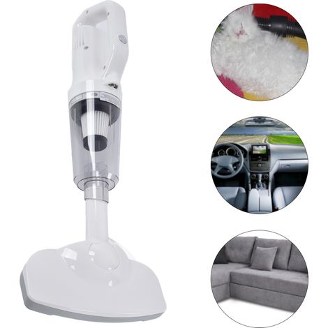 Aspirateur portatif de 0,53 L, aspirateur double usage pour voiture et maison, aspirateur haute puissance d'aspiration de 12 000 Pa, rechargeable par USB. (1/5)