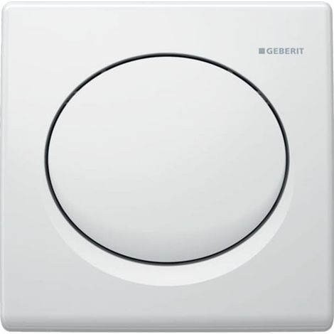 Geberit - Commande de chasse d'eau d’urinoir, blanc alpin 115.820.11.5 (1/5)