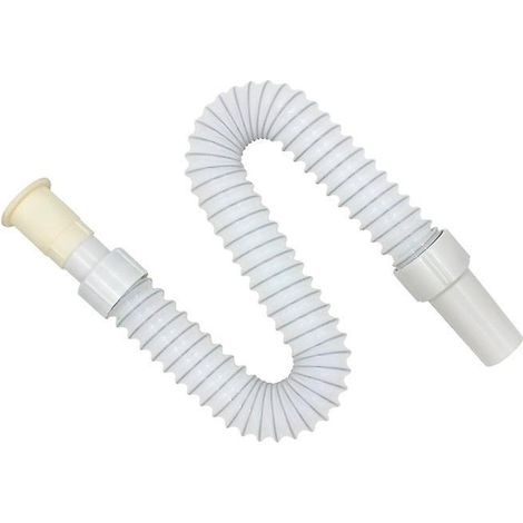 tuyau Flexible D'vacuation, 1 1/4" X 32 Mm, Siphon/pige Odeurs Pour Lavabo, Extensible De 320-880 Mm (1/3)