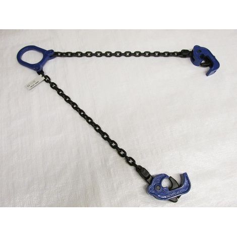 1 Ton 2 Leg Drum Lifter - 1000KG Barrel Chain Sling Grade 80 Cylinder Lifting