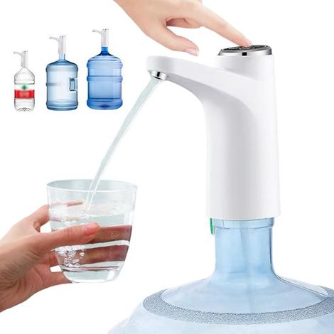 Kabelloser Wasserspender Automatische Pumpe für Wasserflaschen mit USB Ladegerät (1/5)