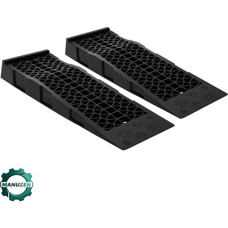 Manuzen Rampes De Service Auto 2 Pièces Levage Stable 5 T Compatibles Voiture Camion (1/3)