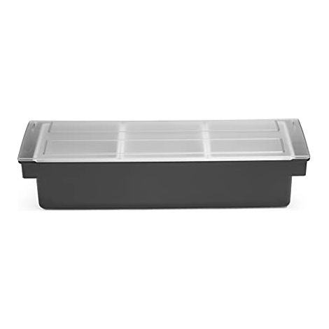Contenitore portaoggetti per baristi per additivi per cocktail - 3 inserti (1/4)