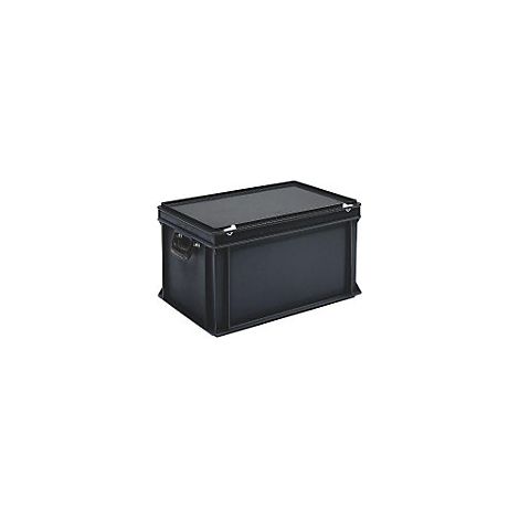 ESD-Kunststoffkoffer  Inhalt 60 l  Außenmaß LxBxH 600 x 400 x