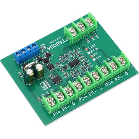Carte capteur de température 4 voies PT100 RTD RS485 module d'acquisition thermique collecteur de résistance A220 -40 à 220 °C DC12V (1/5)