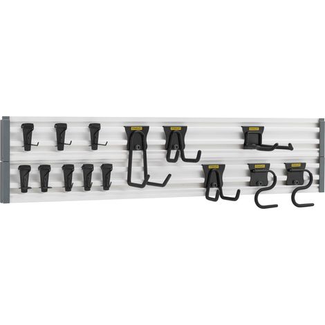 STANLEY® Hand Tools Track Wall System Starter Kit, 20 Piece