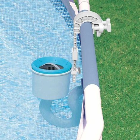 INTEX Wandmontierter Poolskimmer Deluxe Blau (1/4)