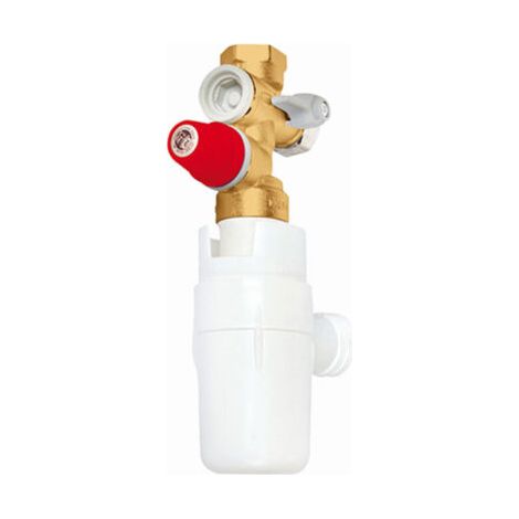FENOPLASTICADIPRA - Kit groupe de sécurité vertical standard + entonnoir siphon - 7 Bars - 20/27