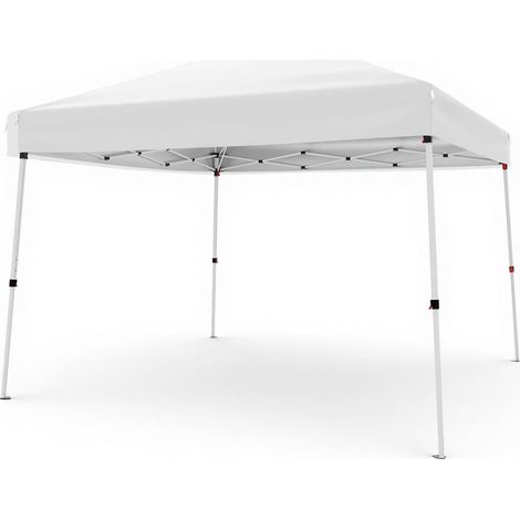Tonnelle Pliante 3x3 m - Barnum Pop-up à Pieds Inclinés - Protection UV et Imperméable - Hauteur Réglable