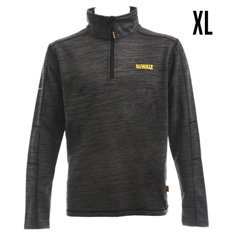 DeWALT - Sudadera de hombre Jonesborough Original, cremallera en el cuello, talla XL, gris oscuro 48935/XL (1/5)