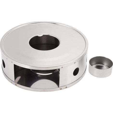 Chauffe-théière, Chauffe-théière Creuse en Acier Inoxydable avec Trou De Ventilation pour la Maison(Round Hole) (1/5)